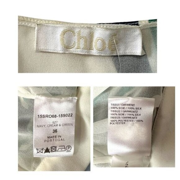 Chloe printed silk crepe de chine wrap dress, 36 FR, Retail $2,950, New w/ tag - Picture 4 of 16